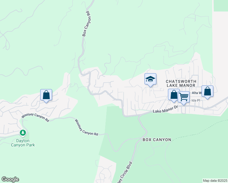 map of restaurants, bars, coffee shops, grocery stores, and more near 9320 Morroco Lane in Los Angeles County