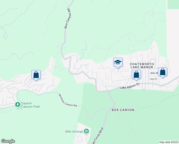 map of restaurants, bars, coffee shops, grocery stores, and more near 9320 Morroco Lane in Los Angeles County