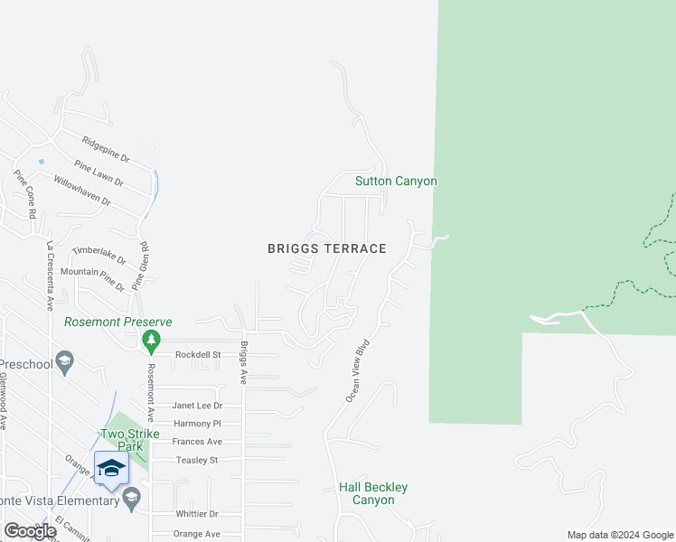 map of restaurants, bars, coffee shops, grocery stores, and more near 5702 Freeman Avenue in La Crescenta-Montrose