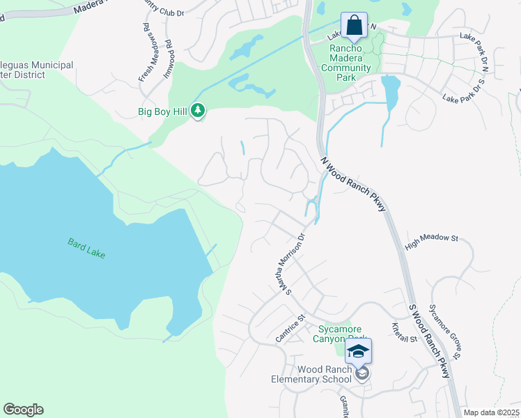 map of restaurants, bars, coffee shops, grocery stores, and more near 768 Twin Peaks Avenue in Simi Valley