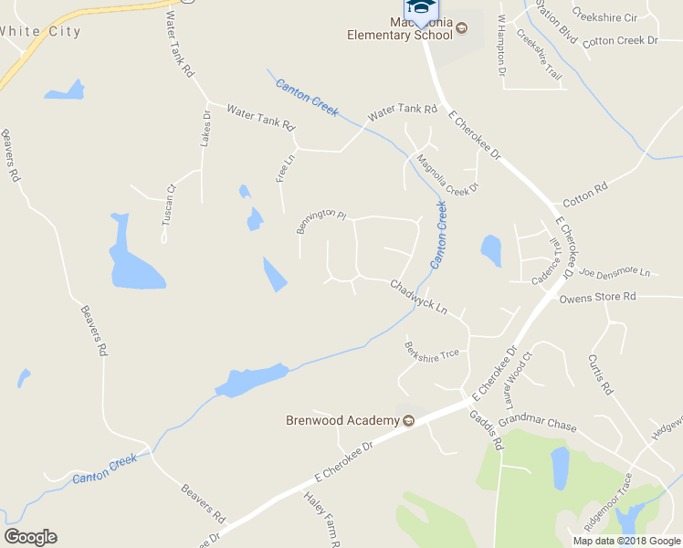 map of restaurants, bars, coffee shops, grocery stores, and more near 104 Kingston Lane in Canton