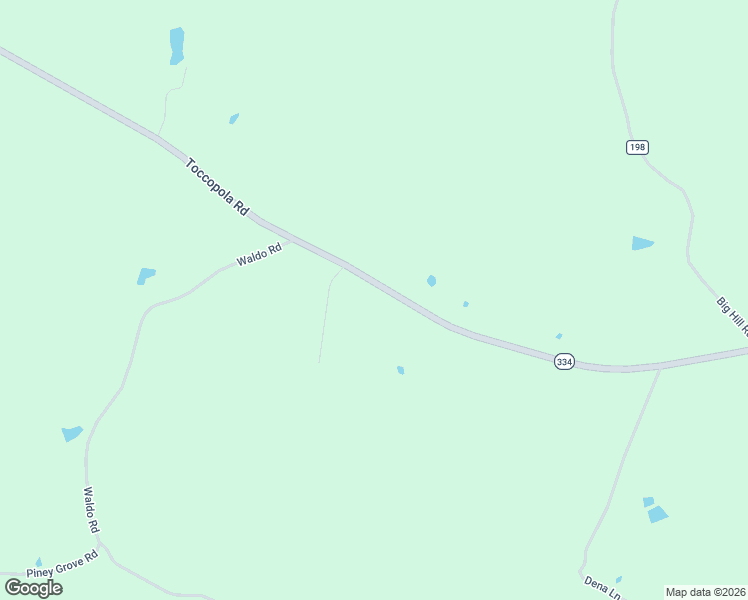 map of restaurants, bars, coffee shops, grocery stores, and more near 3391 Mississippi 334 in Pontotoc