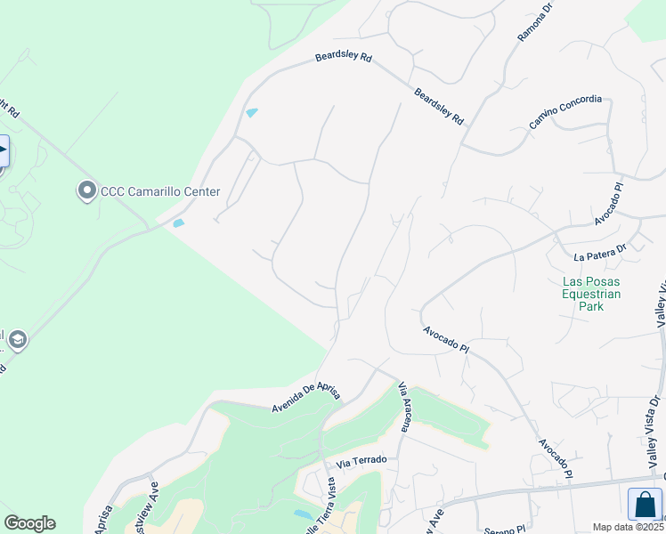 map of restaurants, bars, coffee shops, grocery stores, and more near 2767 Avenida De Autlan in Camarillo