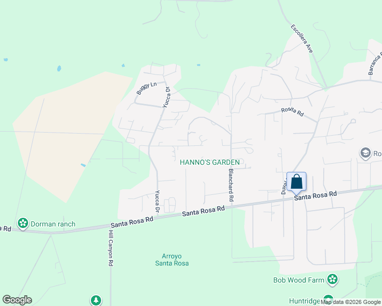 map of restaurants, bars, coffee shops, grocery stores, and more near 2474 Barbara Drive in Camarillo