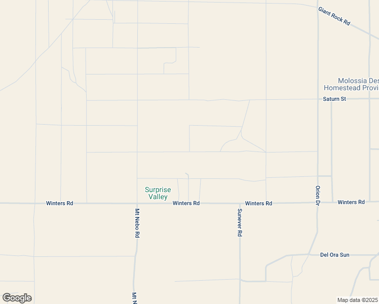 map of restaurants, bars, coffee shops, grocery stores, and more near Mars Road in Joshua Tree