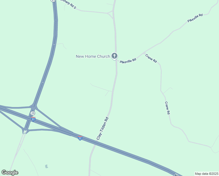 map of restaurants, bars, coffee shops, grocery stores, and more near 4483 Clay-Tilden Road in Fulton