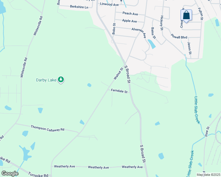map of restaurants, bars, coffee shops, grocery stores, and more near 17 Ferndale Street in Albertville