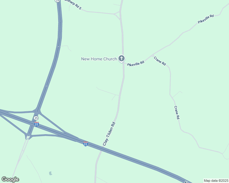 map of restaurants, bars, coffee shops, grocery stores, and more near 4483 Clay-Tilden Road in Fulton