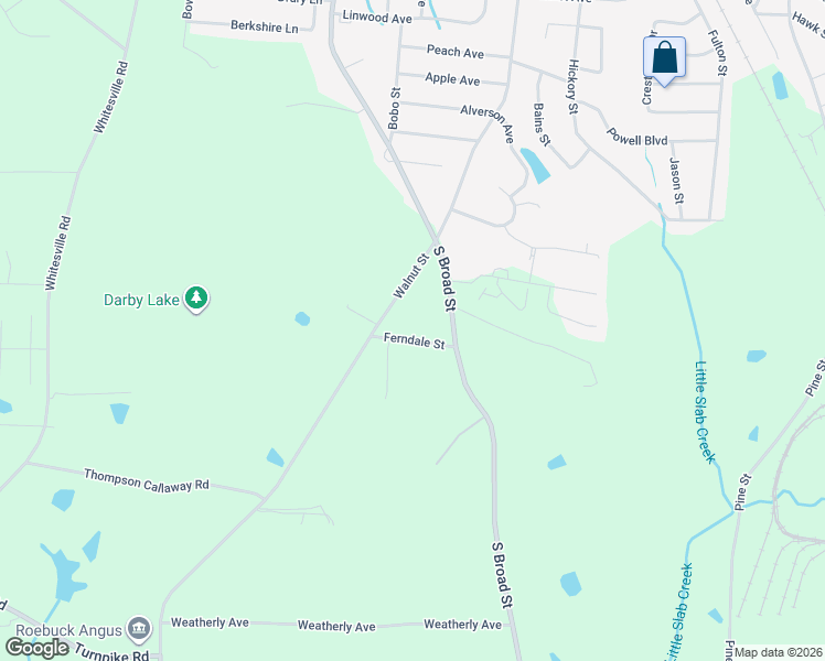 map of restaurants, bars, coffee shops, grocery stores, and more near 85 Ferndale Street in Albertville