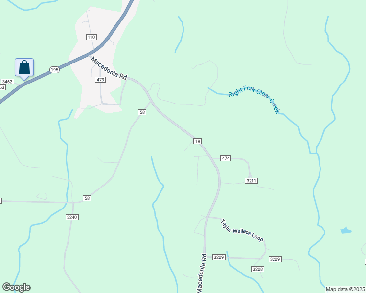 map of restaurants, bars, coffee shops, grocery stores, and more near 1447 County Road 19 in Haleyville