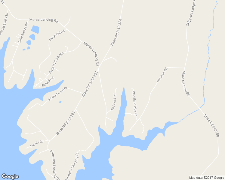 map of restaurants, bars, coffee shops, grocery stores, and more near 233 Red Devil Road in Cross Hill