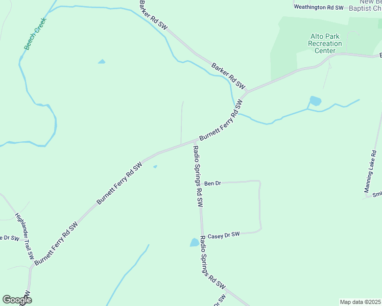 map of restaurants, bars, coffee shops, grocery stores, and more near 1513 Radio Springs Road Southwest in Rome