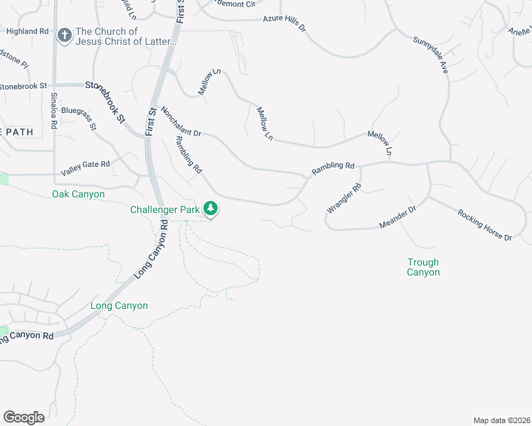map of restaurants, bars, coffee shops, grocery stores, and more near 1290 Rambling Road in Simi Valley