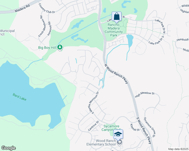 map of restaurants, bars, coffee shops, grocery stores, and more near 12 Golden Glen Drive in Simi Valley