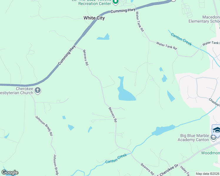 map of restaurants, bars, coffee shops, grocery stores, and more near 1000 Beavers Road in Canton