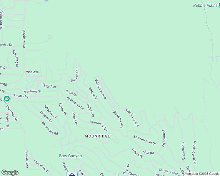 map of restaurants, bars, coffee shops, grocery stores, and more near 530 Villa Grove Avenue in Big Bear