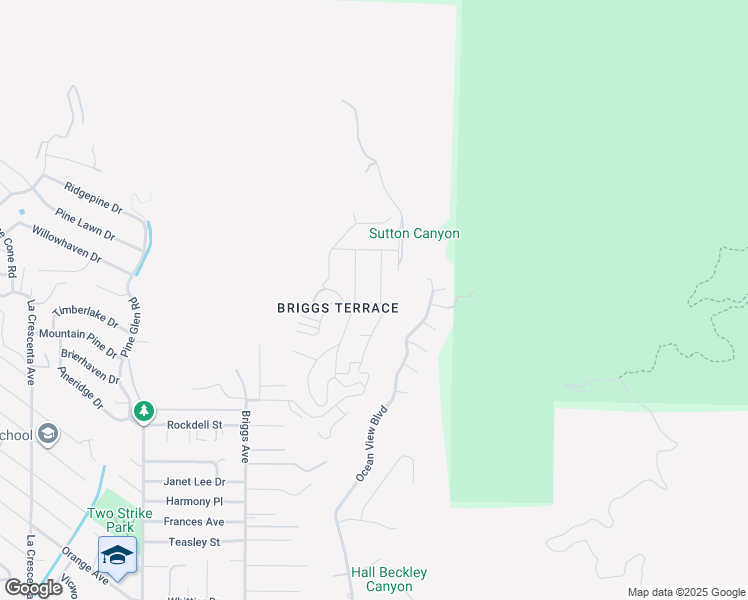 map of restaurants, bars, coffee shops, grocery stores, and more near 2221 Phyllis Street in La Crescenta-Montrose