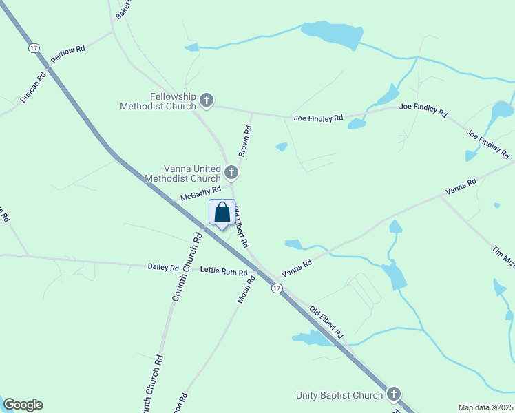 map of restaurants, bars, coffee shops, grocery stores, and more near 204 Brown Road in Royston