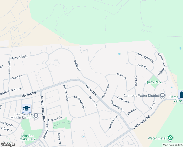 map of restaurants, bars, coffee shops, grocery stores, and more near 2470 Paseo Noche in Camarillo