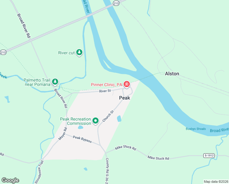 map of restaurants, bars, coffee shops, grocery stores, and more near in Peak