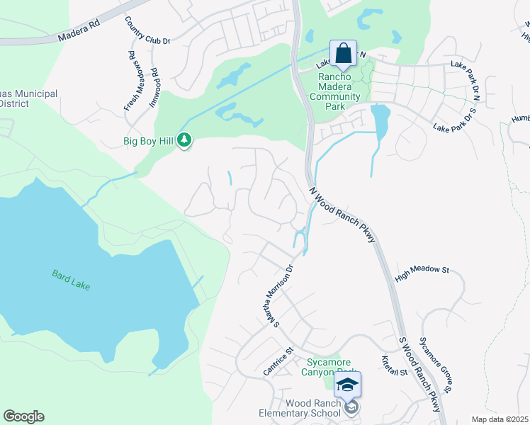 map of restaurants, bars, coffee shops, grocery stores, and more near 48 Golden Glen Drive in Simi Valley