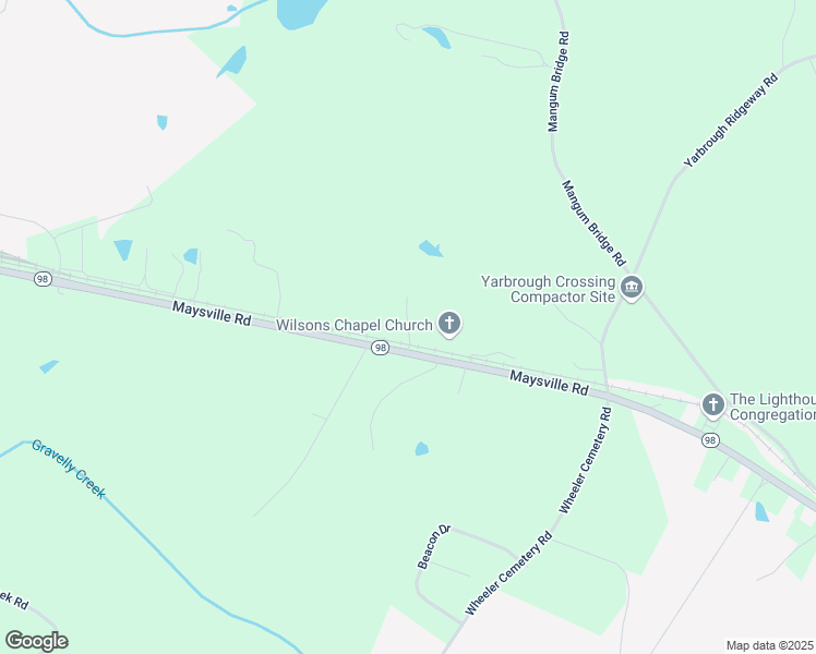 map of restaurants, bars, coffee shops, grocery stores, and more near 135 Boone Road in Maysville