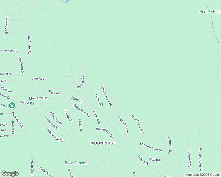 map of restaurants, bars, coffee shops, grocery stores, and more near 540 Villa Grove Avenue in Big Bear