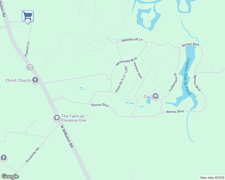 map of restaurants, bars, coffee shops, grocery stores, and more near 2701 State Road S-21-1245 in Florence