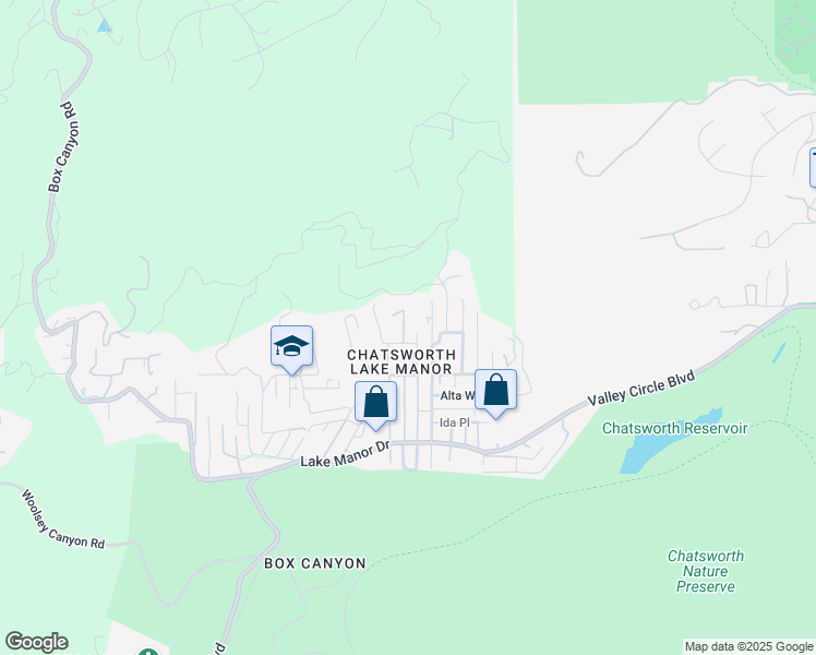 map of restaurants, bars, coffee shops, grocery stores, and more near 180 Notre Dame Avenue in Ventura County