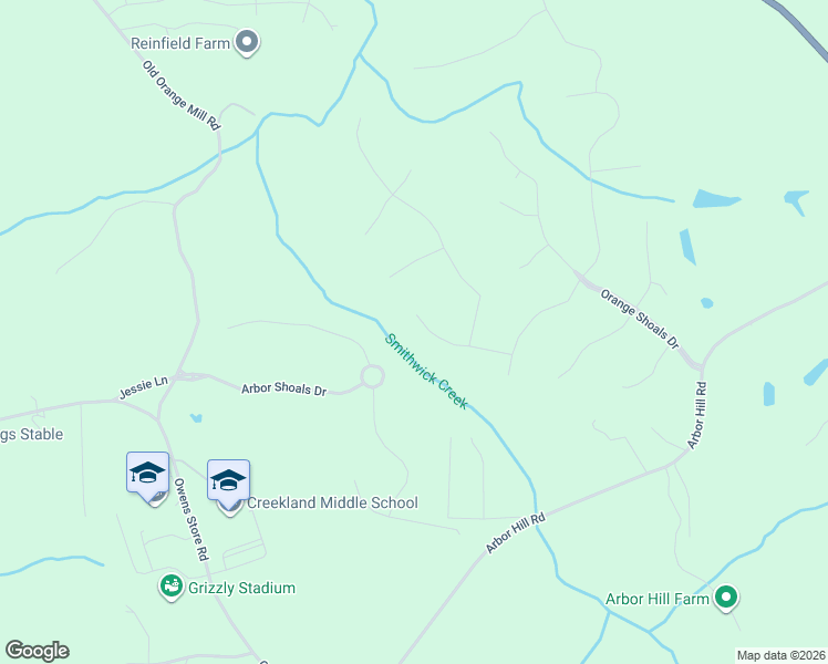 map of restaurants, bars, coffee shops, grocery stores, and more near 919 Pin Oak Place in Canton