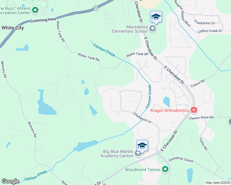 map of restaurants, bars, coffee shops, grocery stores, and more near 333 Bennington Place in Canton