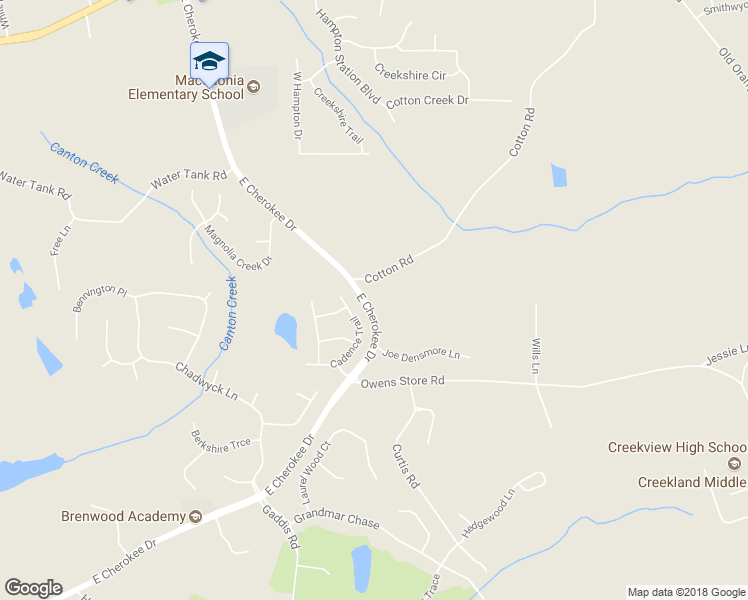 map of restaurants, bars, coffee shops, grocery stores, and more near 160 Cotton Road in Canton