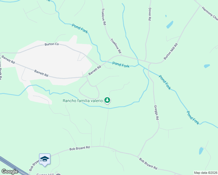 map of restaurants, bars, coffee shops, grocery stores, and more near 3417 Old Oak Ridge in Gainesville