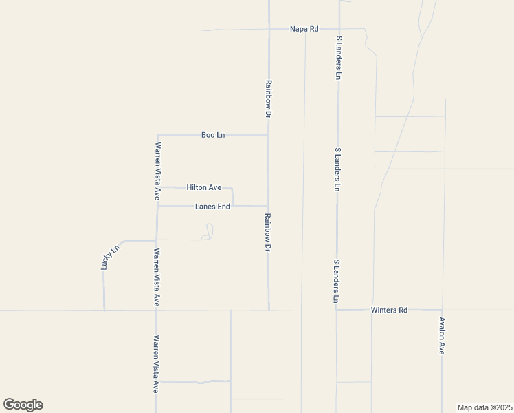 map of restaurants, bars, coffee shops, grocery stores, and more near Lanes End in Johnson Valley