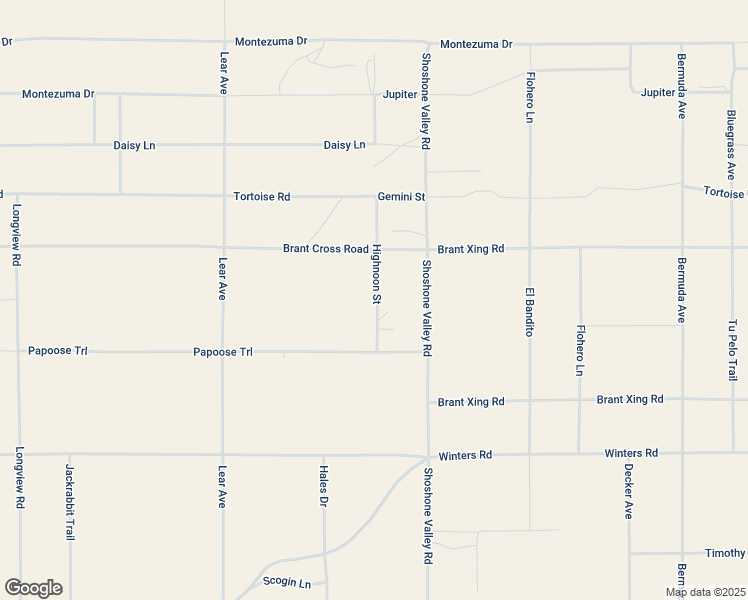 map of restaurants, bars, coffee shops, grocery stores, and more near 660 Highnoon Street in Twentynine Palms
