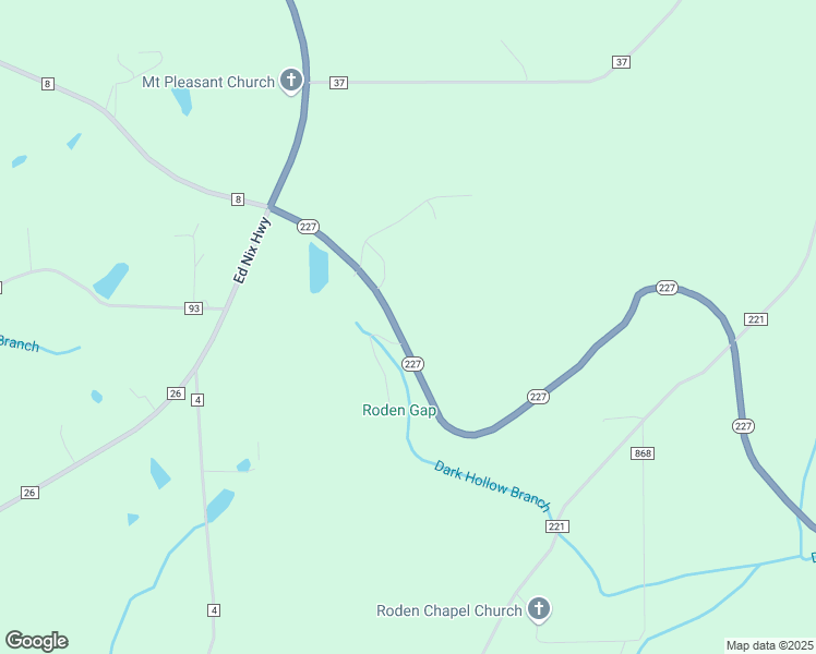 map of restaurants, bars, coffee shops, grocery stores, and more near 4614 Alabama 227 in Crossville