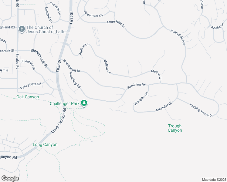 map of restaurants, bars, coffee shops, grocery stores, and more near 1320 Nonchalant Drive in Simi Valley
