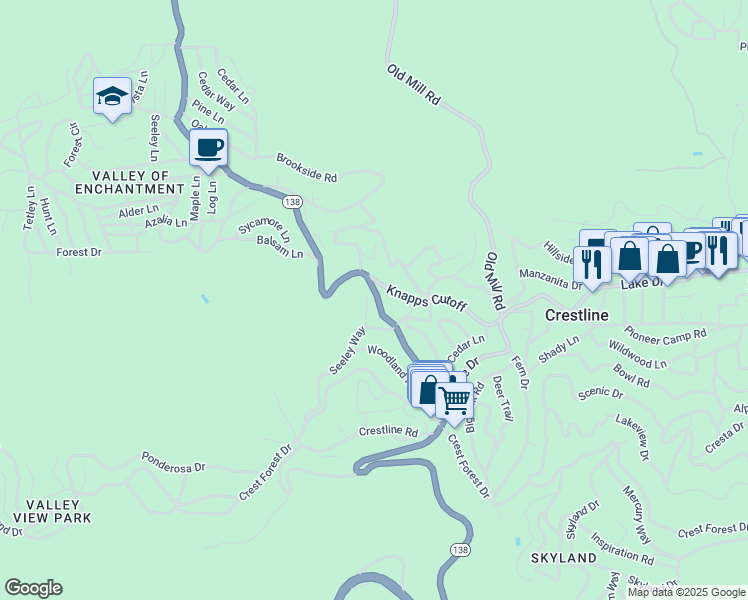 594 Highway 138, Crestline CA Walk Score
