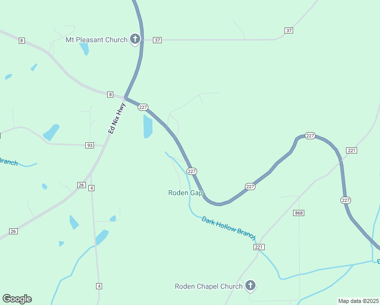 map of restaurants, bars, coffee shops, grocery stores, and more near 4614 Alabama 227 in Crossville