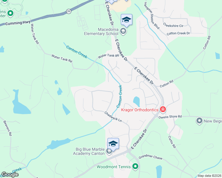 map of restaurants, bars, coffee shops, grocery stores, and more near 315 Bennington Place in Canton