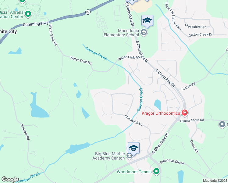 map of restaurants, bars, coffee shops, grocery stores, and more near 327 Bennington Place in Canton