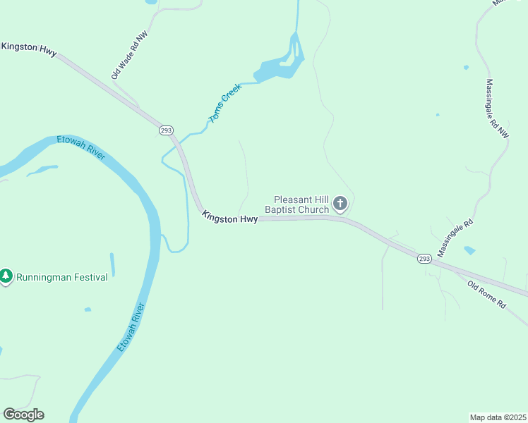 1420 Kingston Hwy, Kingston GA Walk Score