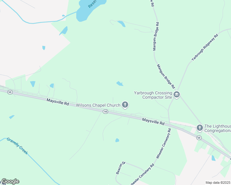 map of restaurants, bars, coffee shops, grocery stores, and more near 135 Boone Road in Maysville