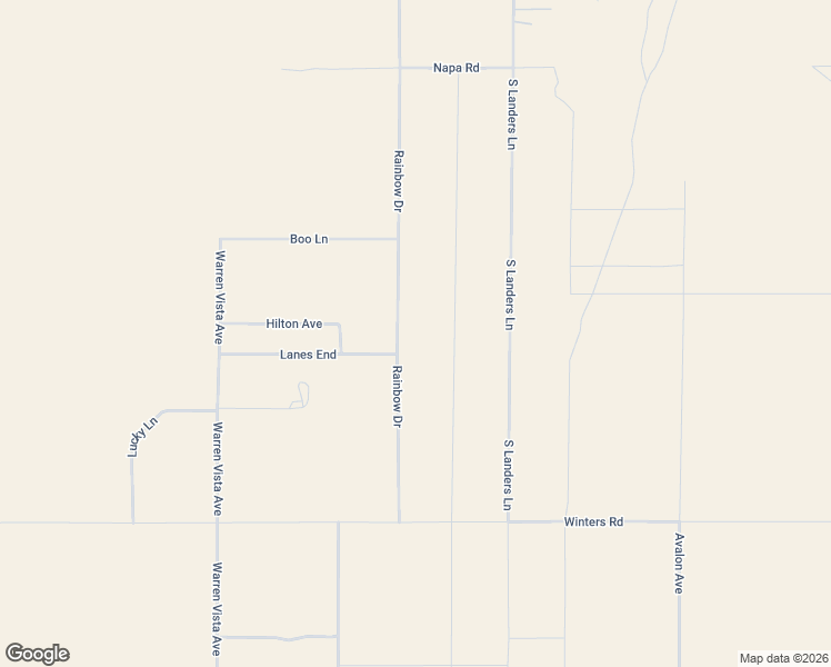 map of restaurants, bars, coffee shops, grocery stores, and more near 492 Surrey Avenue in Yucca Valley
