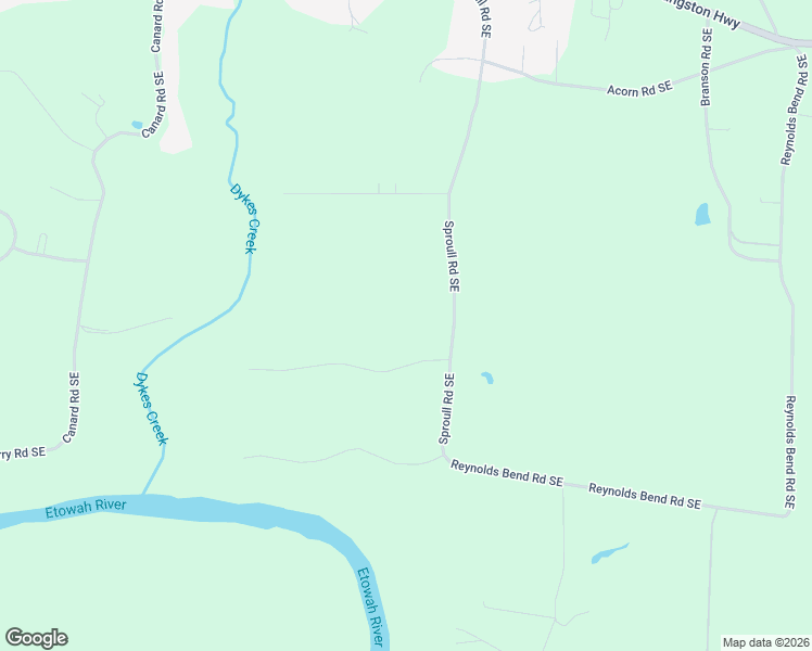 map of restaurants, bars, coffee shops, grocery stores, and more near 488 Sproull Road Southeast in Rome