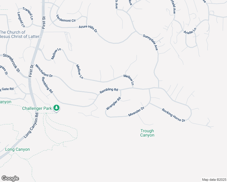 map of restaurants, bars, coffee shops, grocery stores, and more near 1506 Rambling Road in Simi Valley