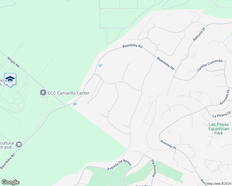 map of restaurants, bars, coffee shops, grocery stores, and more near 2867 Diamond Drive in Camarillo