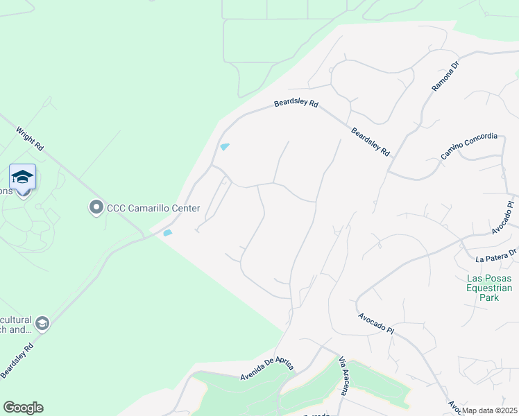 map of restaurants, bars, coffee shops, grocery stores, and more near 2867 Diamond Drive in Camarillo