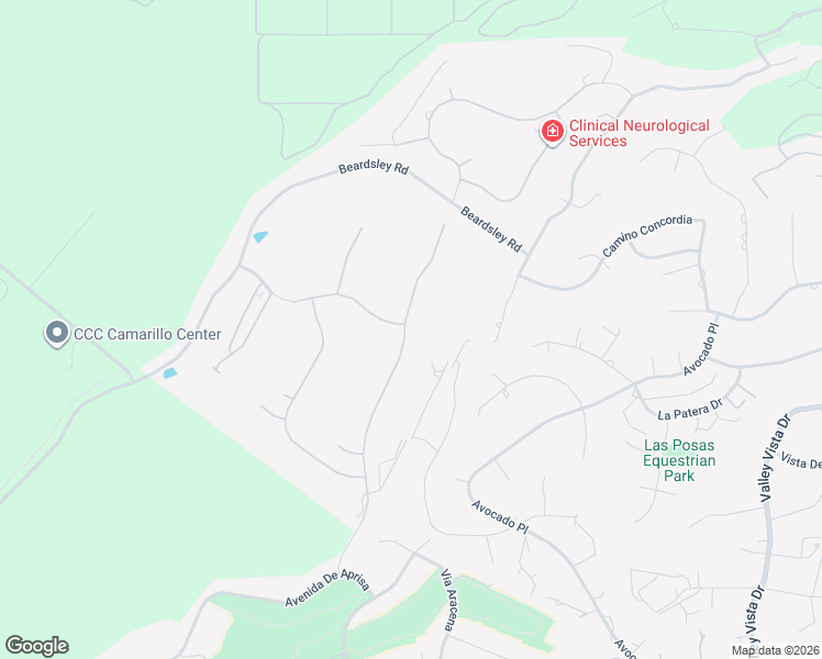 map of restaurants, bars, coffee shops, grocery stores, and more near 2886 Avenida De Autlan in Camarillo