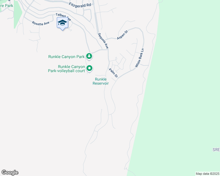 map of restaurants, bars, coffee shops, grocery stores, and more near 231 White Bark Lane in Simi Valley